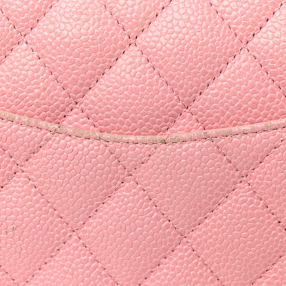 Medium Quilted Caviar Flap Shoulder Bag