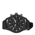 IWC Ceramic Titanium Fabric 44mm Pilot Top Gun Chronograph Automatic Watch Black IW389101