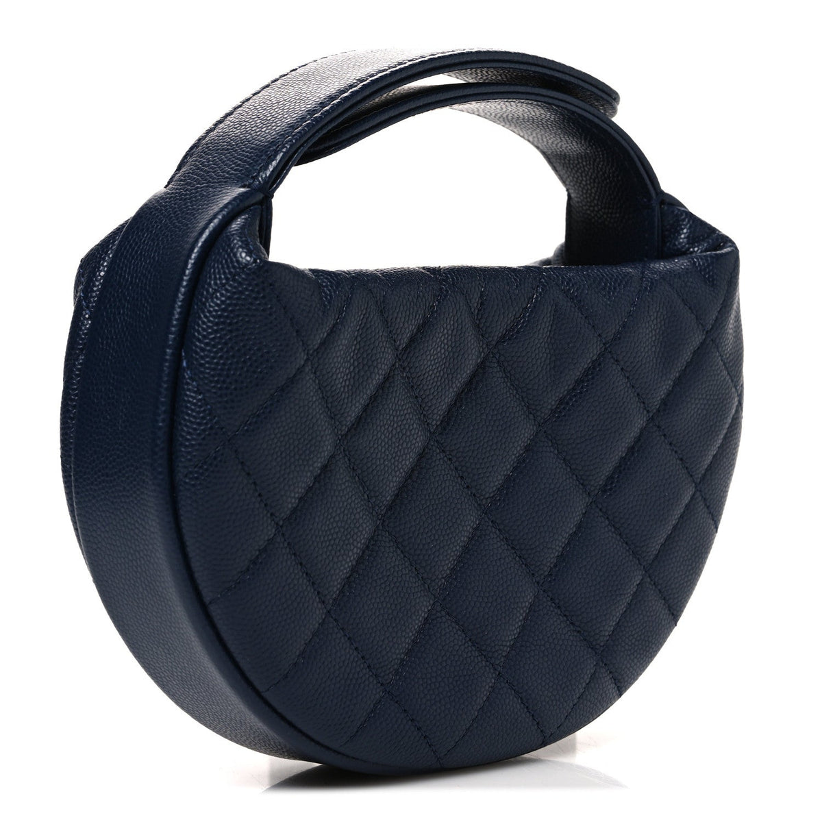 Quilted Caviar Hobo Bag