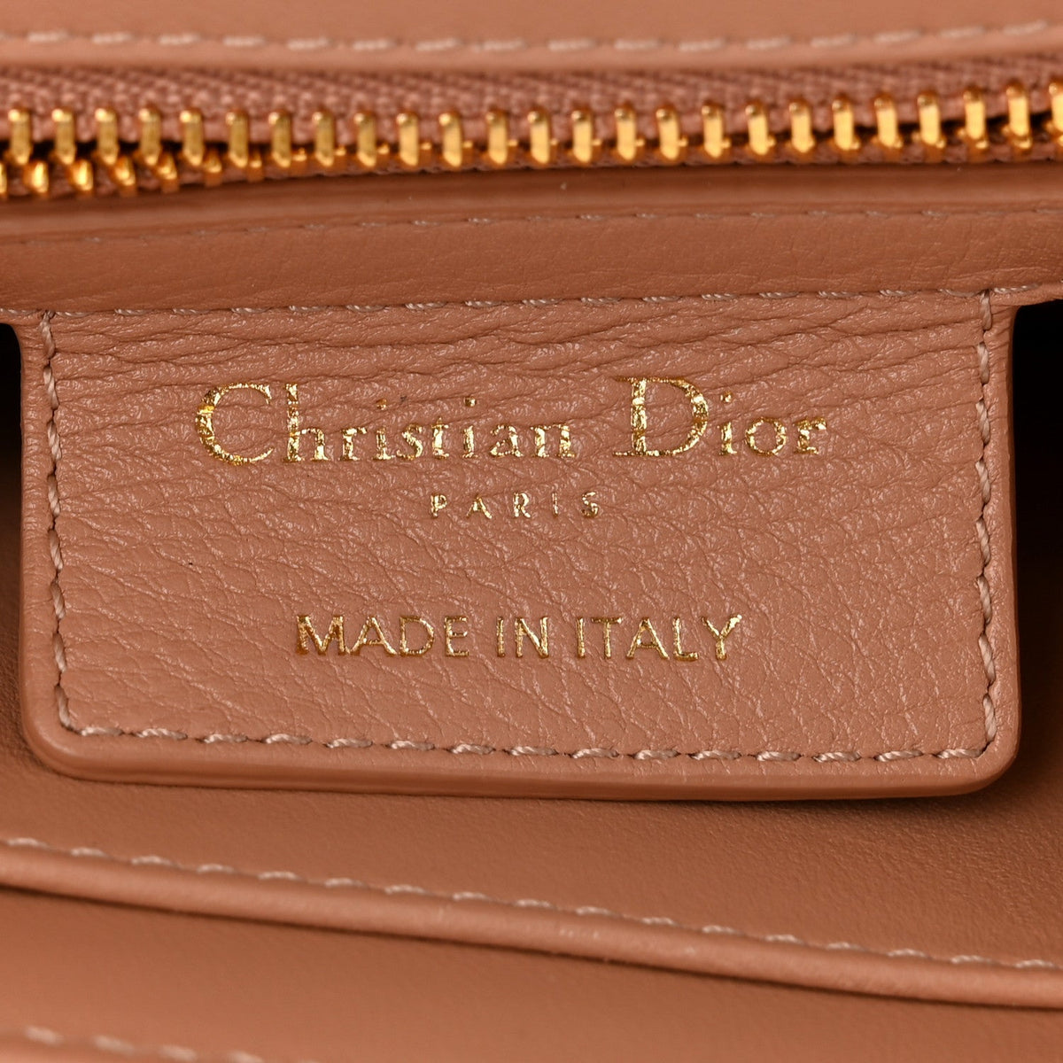 Christian Dior Calfskin Cannage Small Caro Bag Rose De Vents