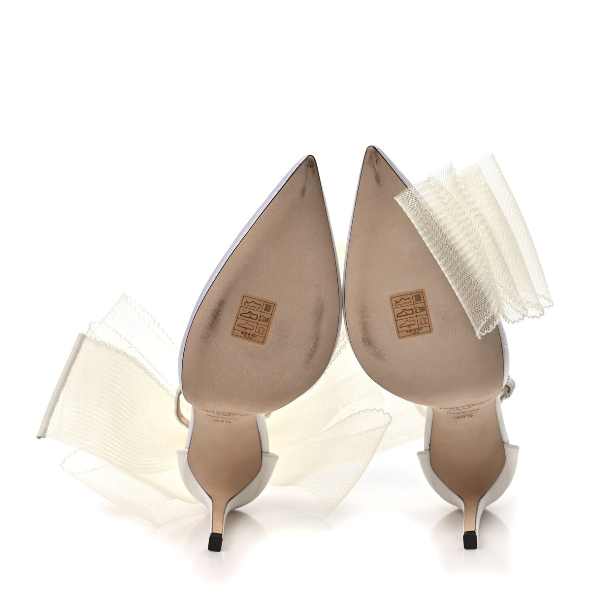 Jimmy Choo Satin Women's Averly Bow 100 Pumps 39.5 Latte