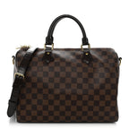 Louis Vuitton Damier Ebene Speedy Bandouliere 30 Brown