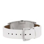 Tiffany Stainless Steel Satin 22mm Gemea Quartz Watch White
