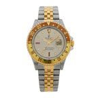 Rolex Stainless Steel 18K Yellow Gold 40mm GMT-Master II Watch Root Beer 16713