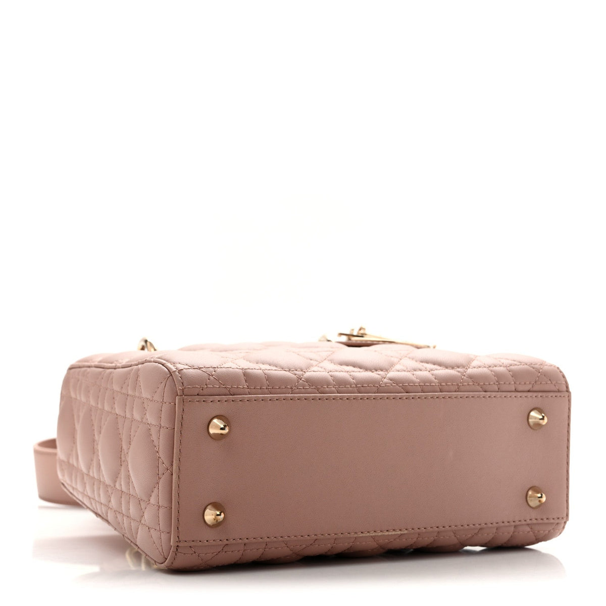 Christian Dior Lambskin Cannage Small My ABCDior Lady Dior Fard