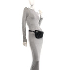 Chanel Calfskin Quilted Waist Belt Bag Black