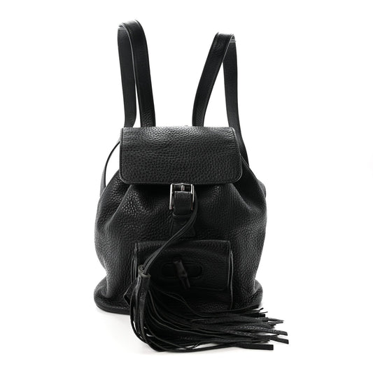 Small Calfskin Backpack - Black