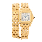 Cartier 18K Yellow Gold 22mm Panthere Double Loop Quartz Watch