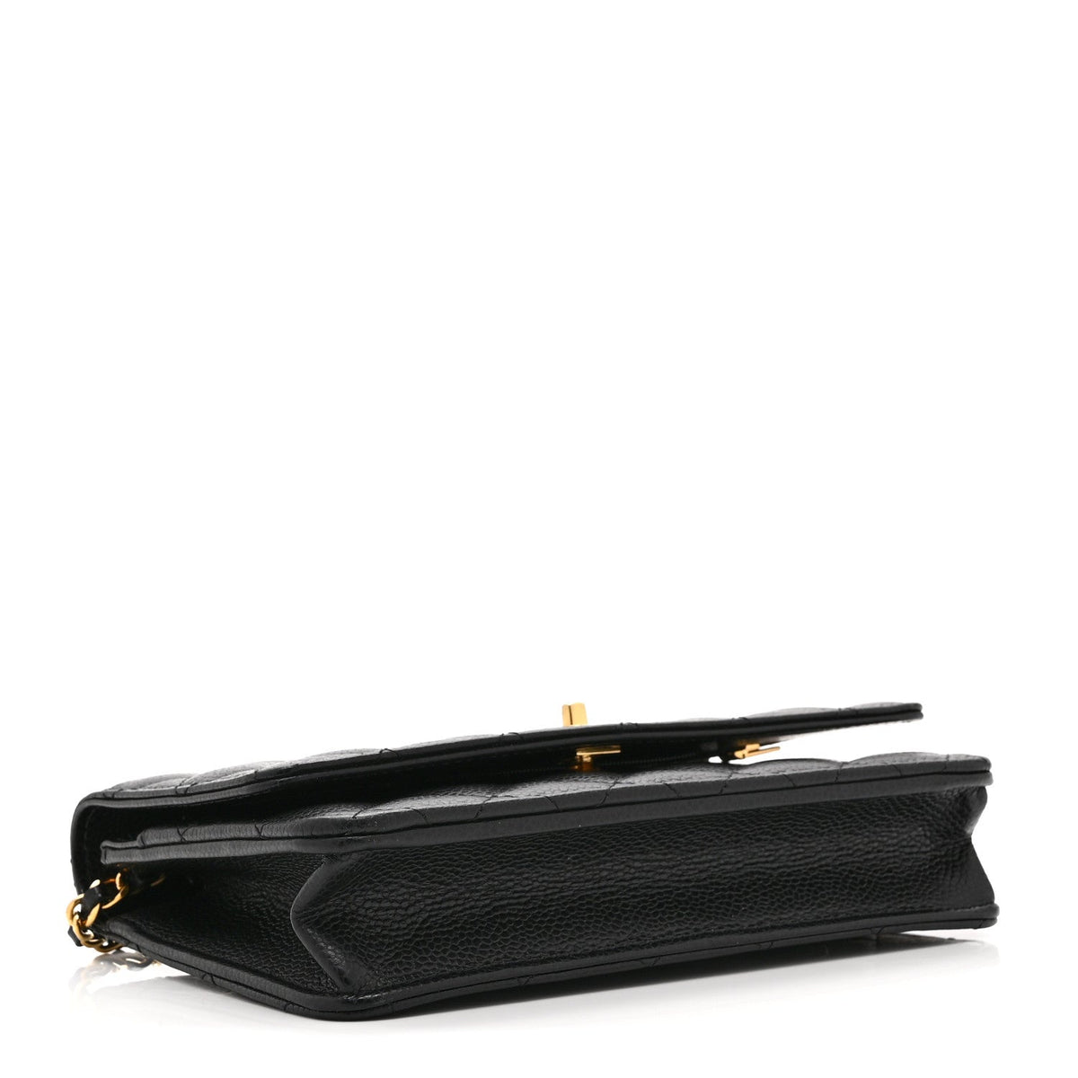 Quilted Caviar Wallet Bag