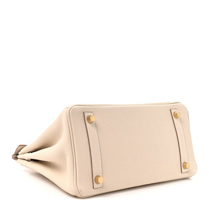Togo Birkin 25 Craie Handbag