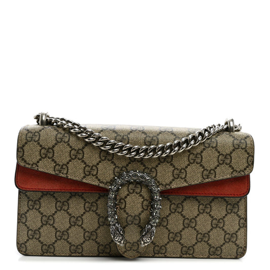 Small Suede Shoulder Bag - Beige