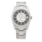 Rolex Stainless Steel 36mm Datejust Watch Tuxedo 116200