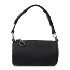 Gucci Calfskin Mini Blondie Barrel Shoulder Bag Black