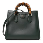 Gucci Calfskin Small Diana Tote Bag Green