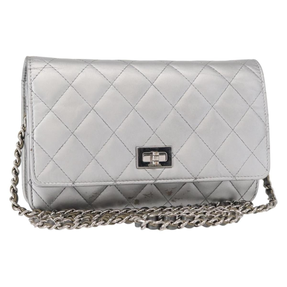 Reissue 2.55 Wallet on Chain Quilted Aged Calfskin