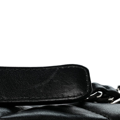 Medium Quilted Lambskin Flap Shoulder Bag