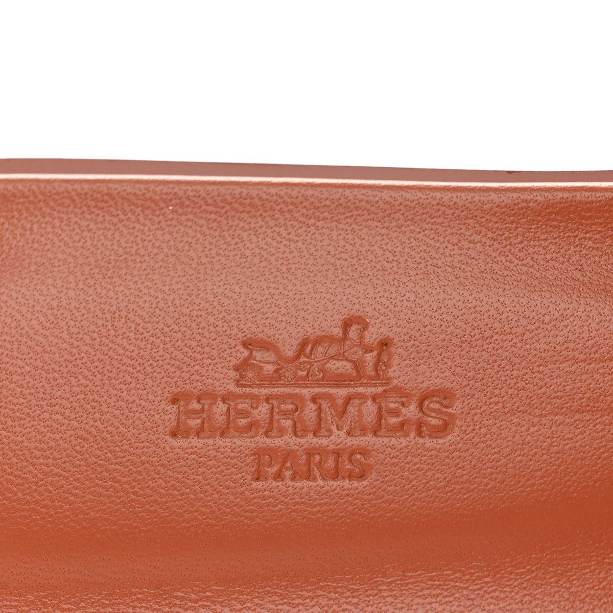 Hermes Epsom Women's Oran Sandals 36 Orange Canyon