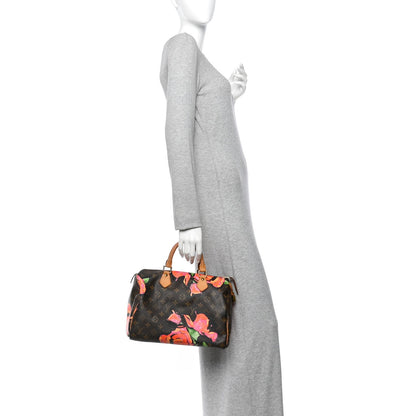 Monogram Roses Speedy 30 Handbag
