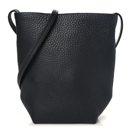 Small Calfskin Crossbody Bag - Black