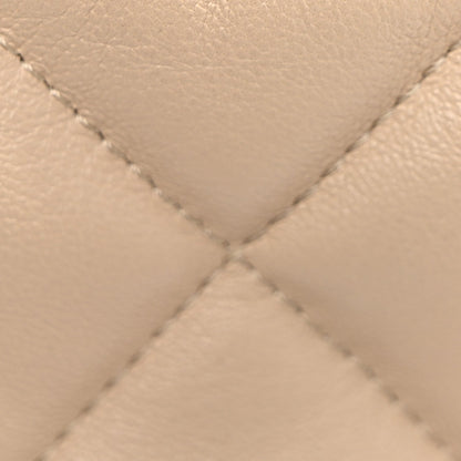 Medium Quilted Lambskin Flap Shoulder Bag