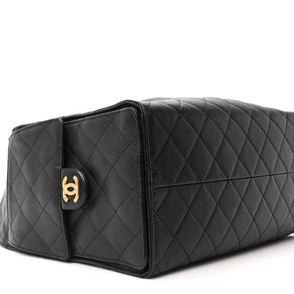 Medium Quilted Caviar Handbag