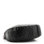 Christian Dior Lambskin Cannage Large Dior Soft Hobo Black