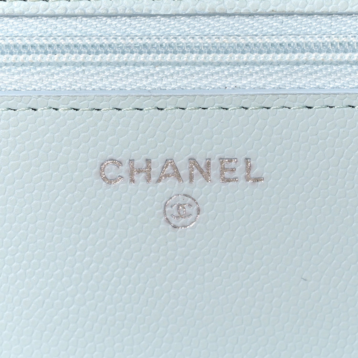 Quilted Caviar Wallet Bag