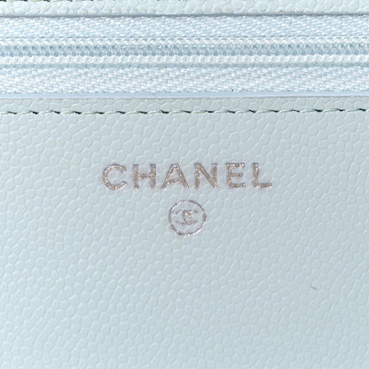 Quilted Caviar Wallet Bag