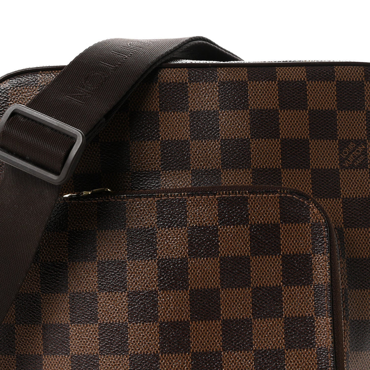 Louis Vuitton Damier Ebene Coated Canvas Olav MM Messenger Bag Brown