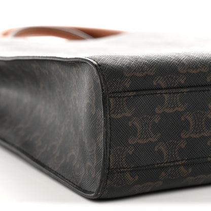Small Calfskin Canvas Handbag