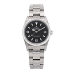 Rolex Stainless Steel 36mm Explorer Watch Black 114270