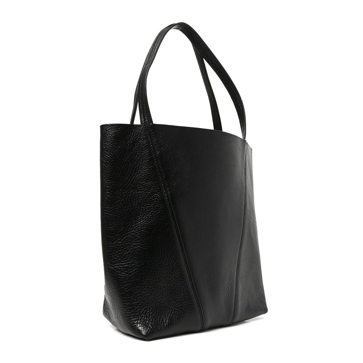 Chloe Grained Calfskin Medium Spin Tote Woodrose