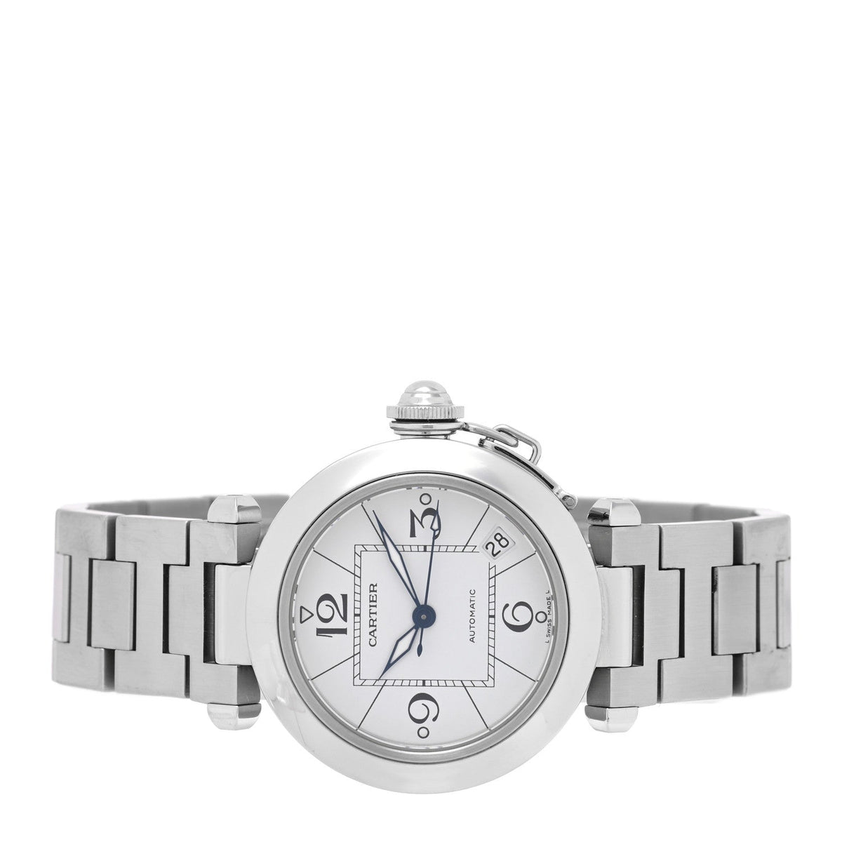 Cartier Stainless Steel 35mm Pasha C Automatic Watch