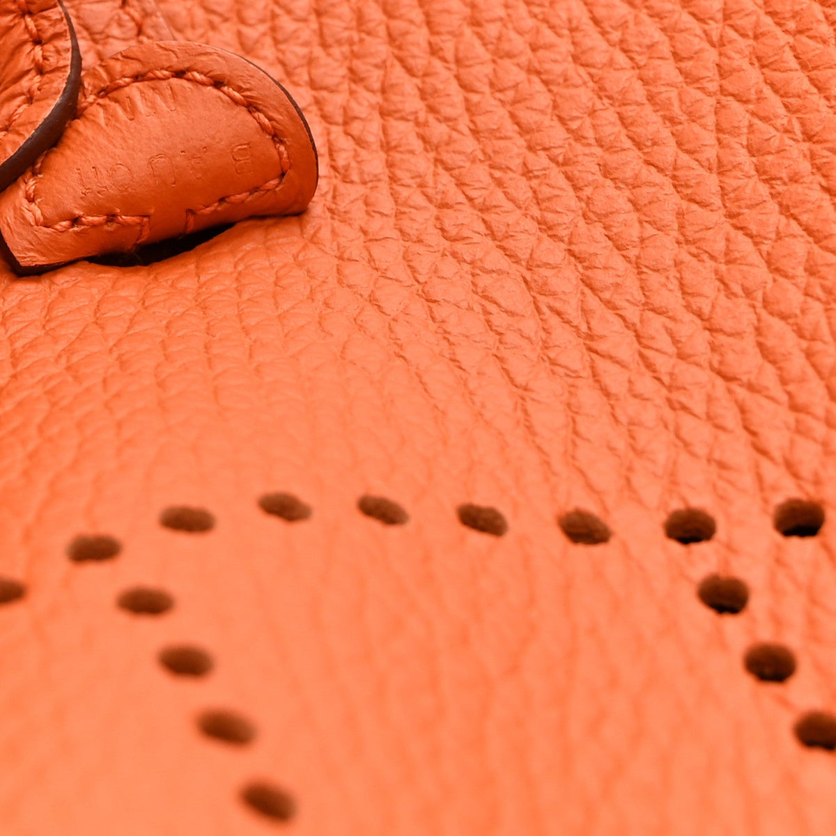 Taurillon Clemence Evelyne Tpm Orange Handbag