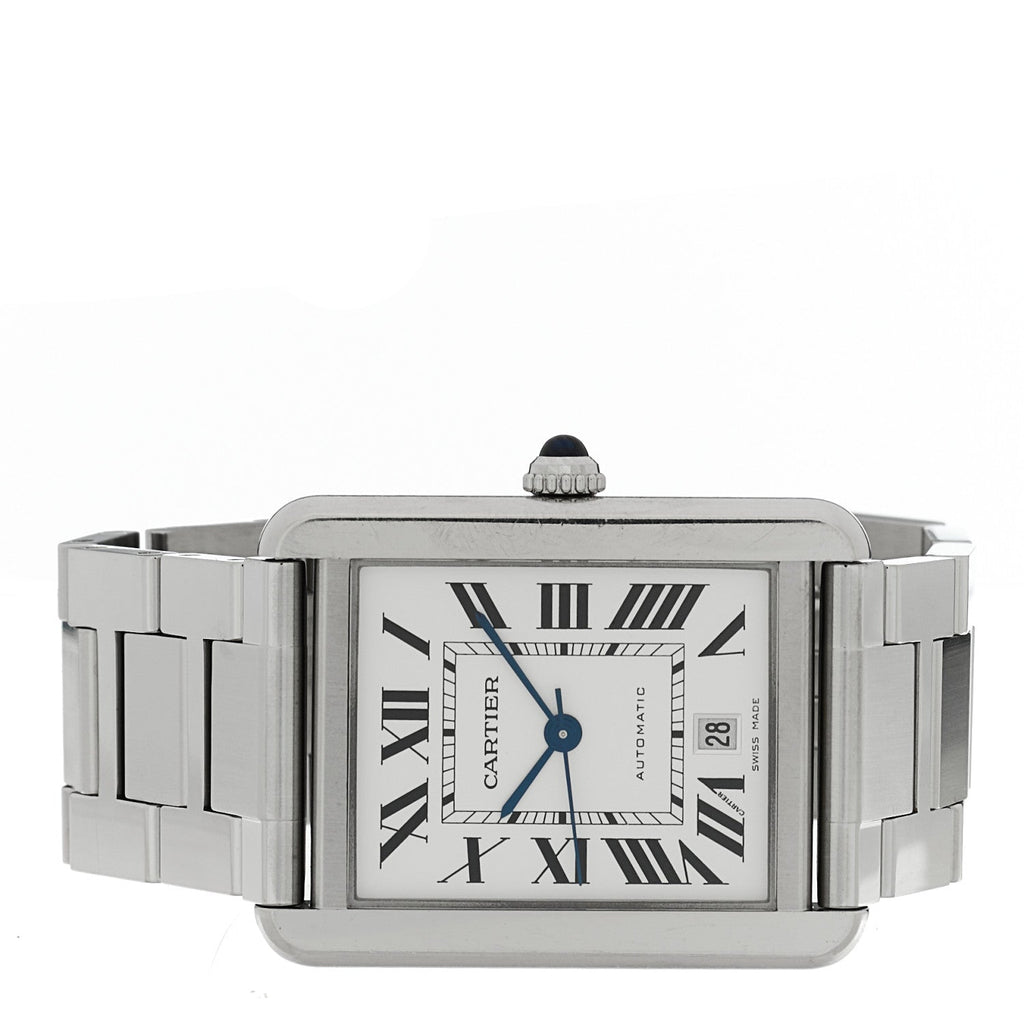 Cartier Stainless Steel 31mm Tank Solo Automatic Watch