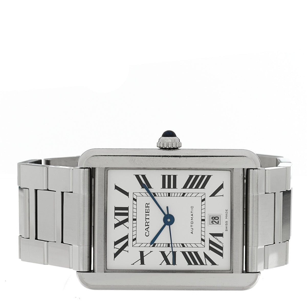 Cartier Stainless Steel 31mm Tank Solo Automatic Watch