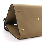 The Row Canvas Calfskin Margaux Belt 15 Fango Black