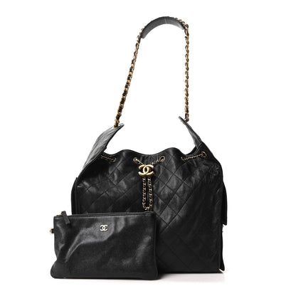 Medium Quilted Caviar Handbag