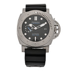 Panerai Titanium Rubber 47mm Luminor Submersible Automatic Watch Black PAM1305