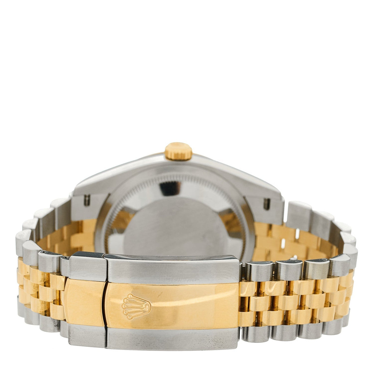 Rolex Stainless Steel 18K Yellow Gold 36mm Datejust Watch Champagne 126233