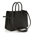 Saint Laurent Grained Calfskin Baby Sac De Jour Fog