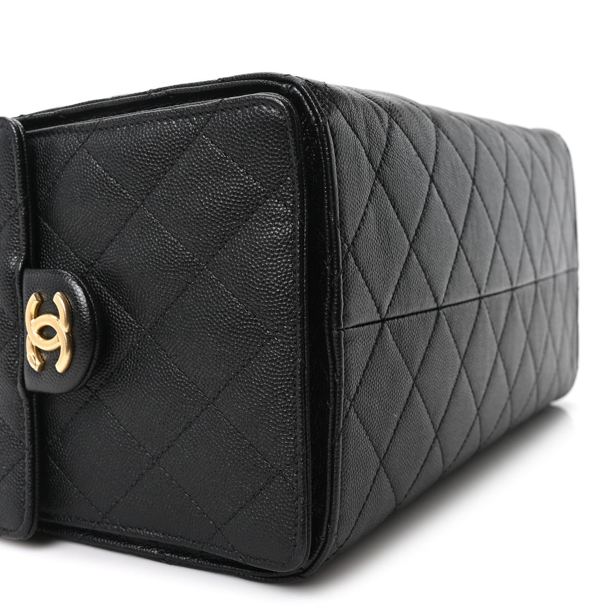 Medium Quilted Caviar Handbag
