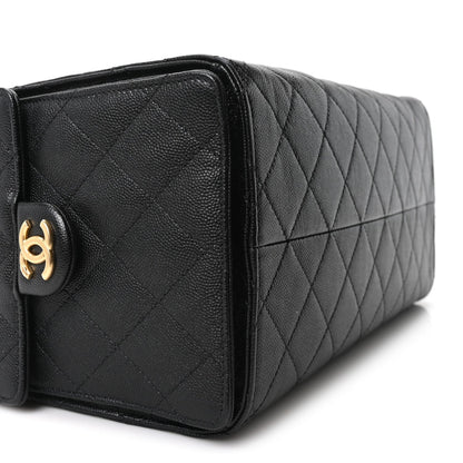 Medium Quilted Caviar Handbag
