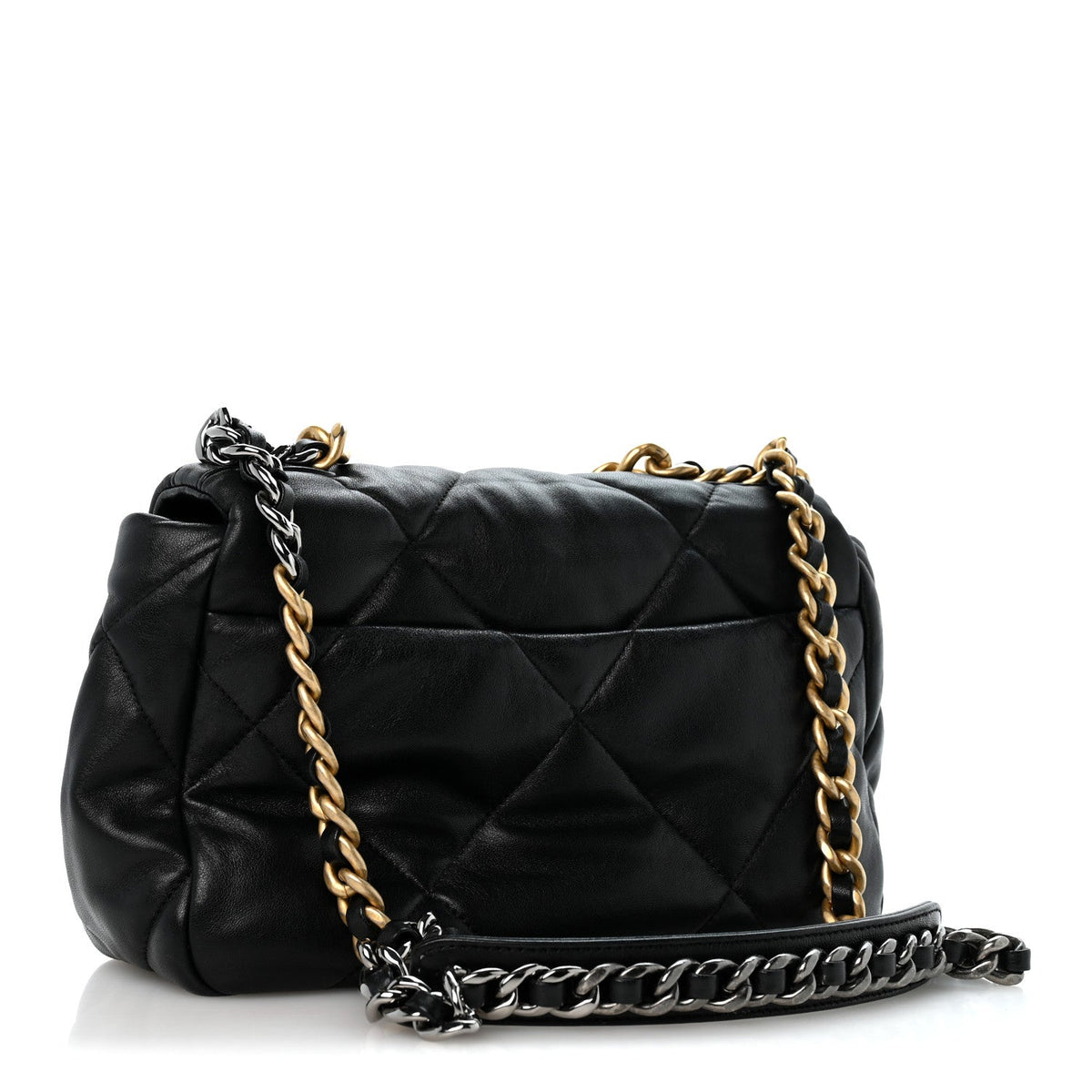 Medium Quilted Lambskin Flap Shoulder Bag
