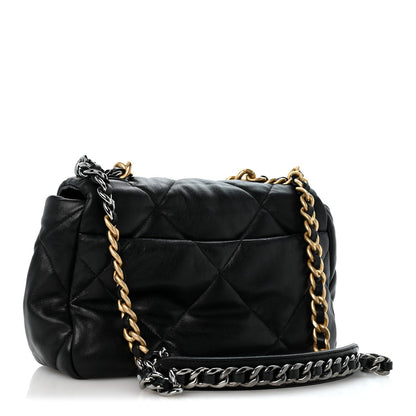 Medium Quilted Lambskin Flap Shoulder Bag