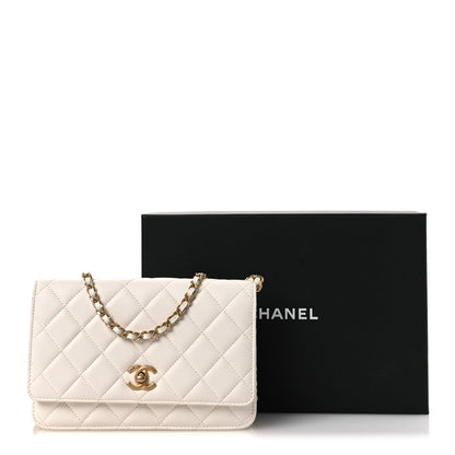 Quilted Lambskin Wallet Bag