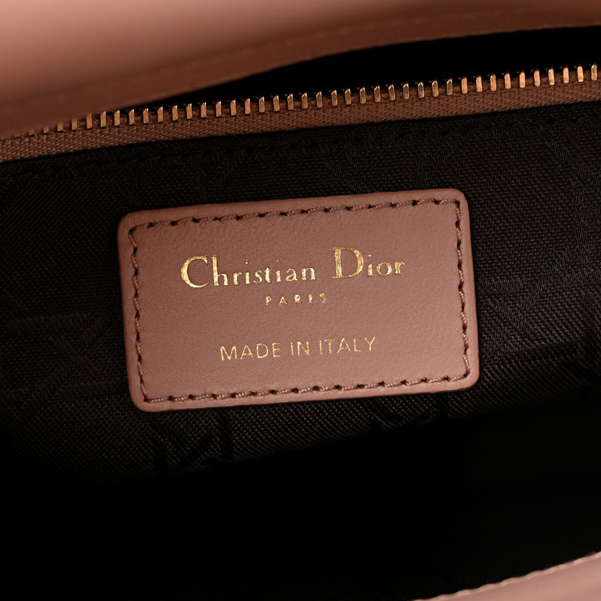 Christian Dior Lambskin Cannage Small My ABCDior Lady Dior Fard