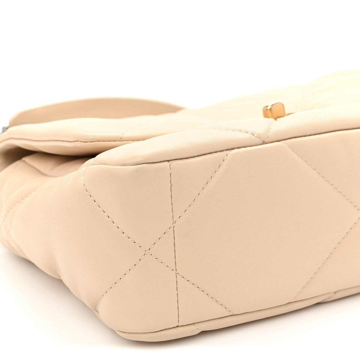 Medium Quilted Lambskin Flap Shoulder Bag