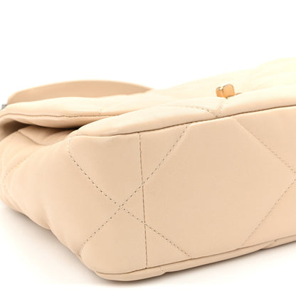 Medium Quilted Lambskin Flap Shoulder Bag