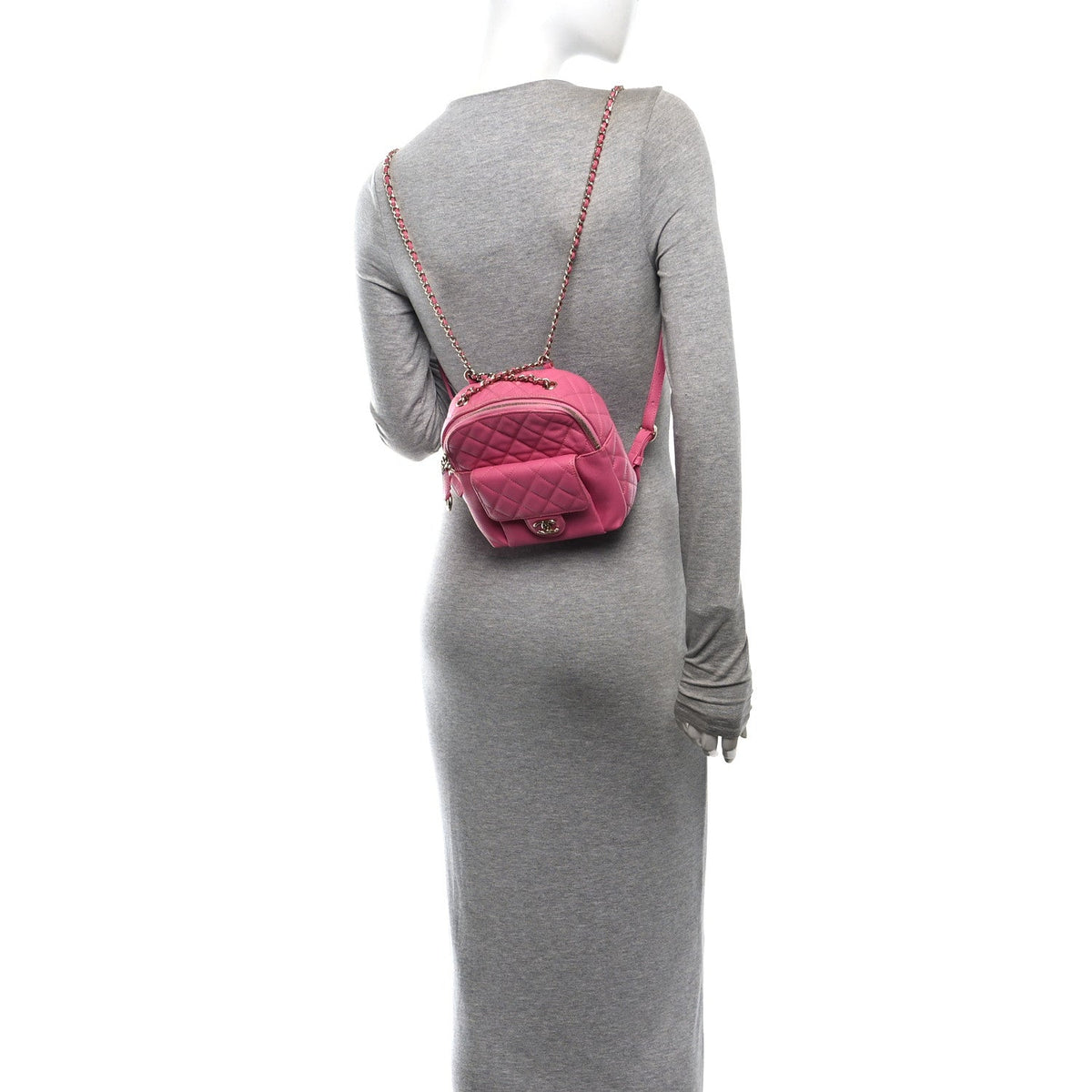 Small Quilted Caviar Backpack